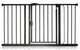 image 1 of Bettacare Auto Close Stair Gate, 132.6cm - 139.6cm, Matt Black, Pressure Fit Safety Gate, Baby Gate | Black