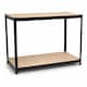 image 5 of Industrial Heavy Duty Steel Workbench Table Shelving Garage Shed | Black