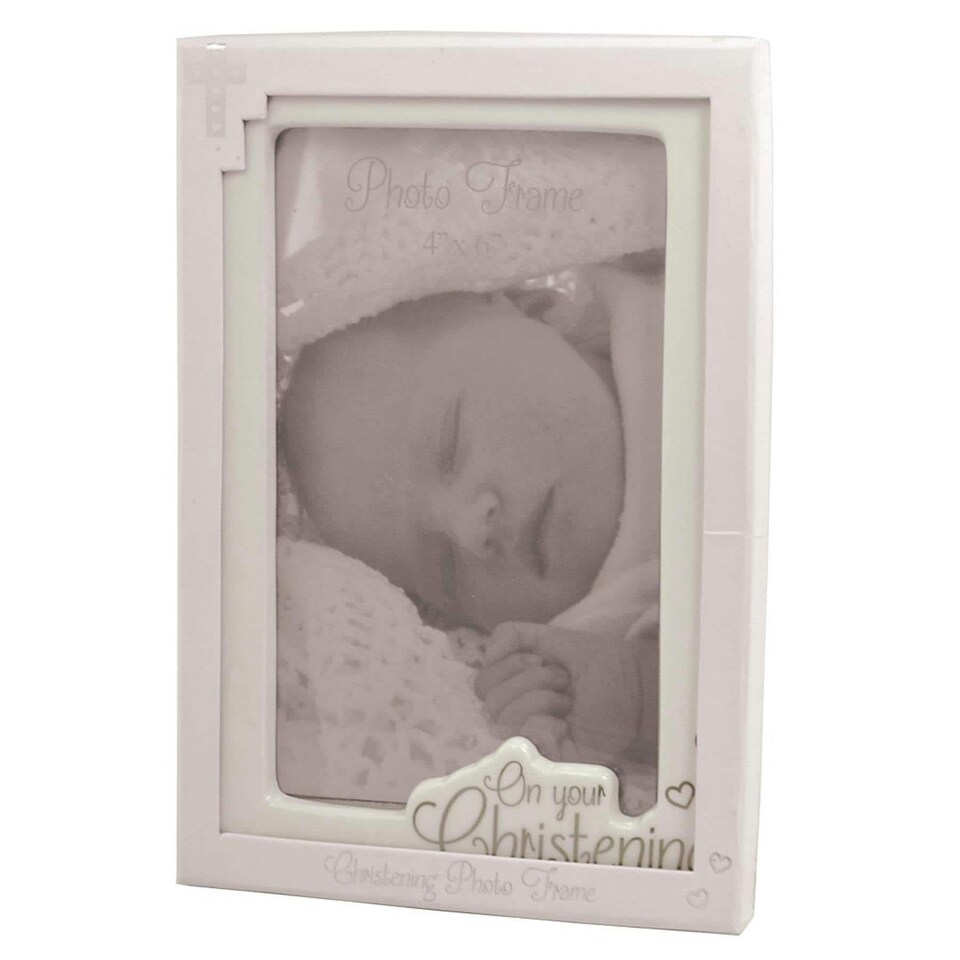 Christening Photo Frame ON YOUR CHRISTENING 50968    (disc) | Multi | One Size