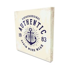 Authentic Nautical (Canvas Print) 76cm x 76cm
