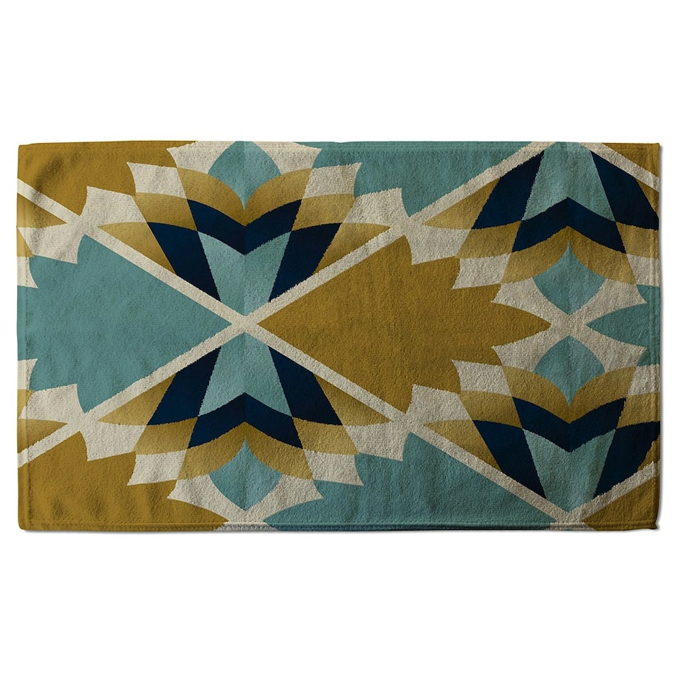 image 1 of Cleopatra Fan Ethnic Pattern (Bath Towel)