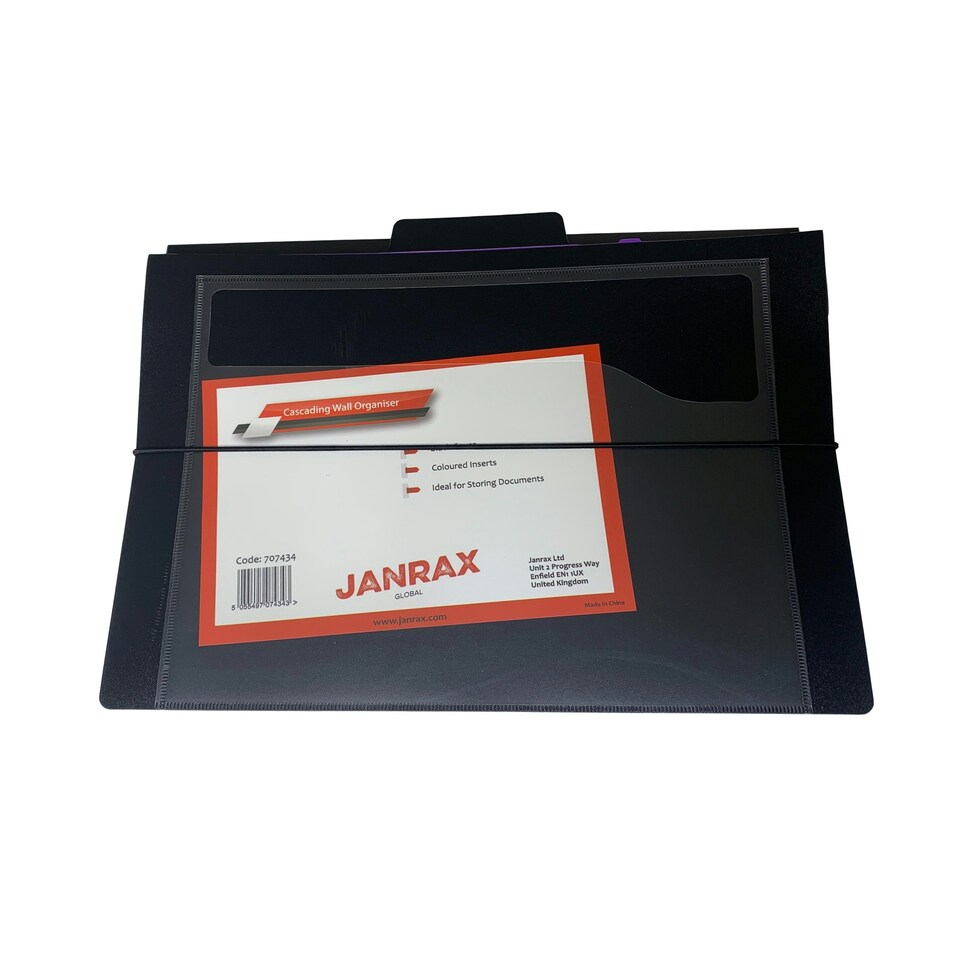 image 1 of A4 6 Pocket Cascading Wall Organiser by Janrax