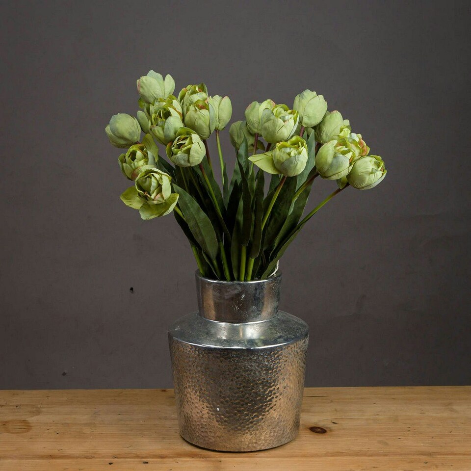 image 1 of Hill Interiors Artificial Green Tulip Plant - Green - One Size