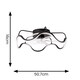 image 6 of ValueLights Infinity Black Wave Integrated LED Ceiling Fan & Remote
