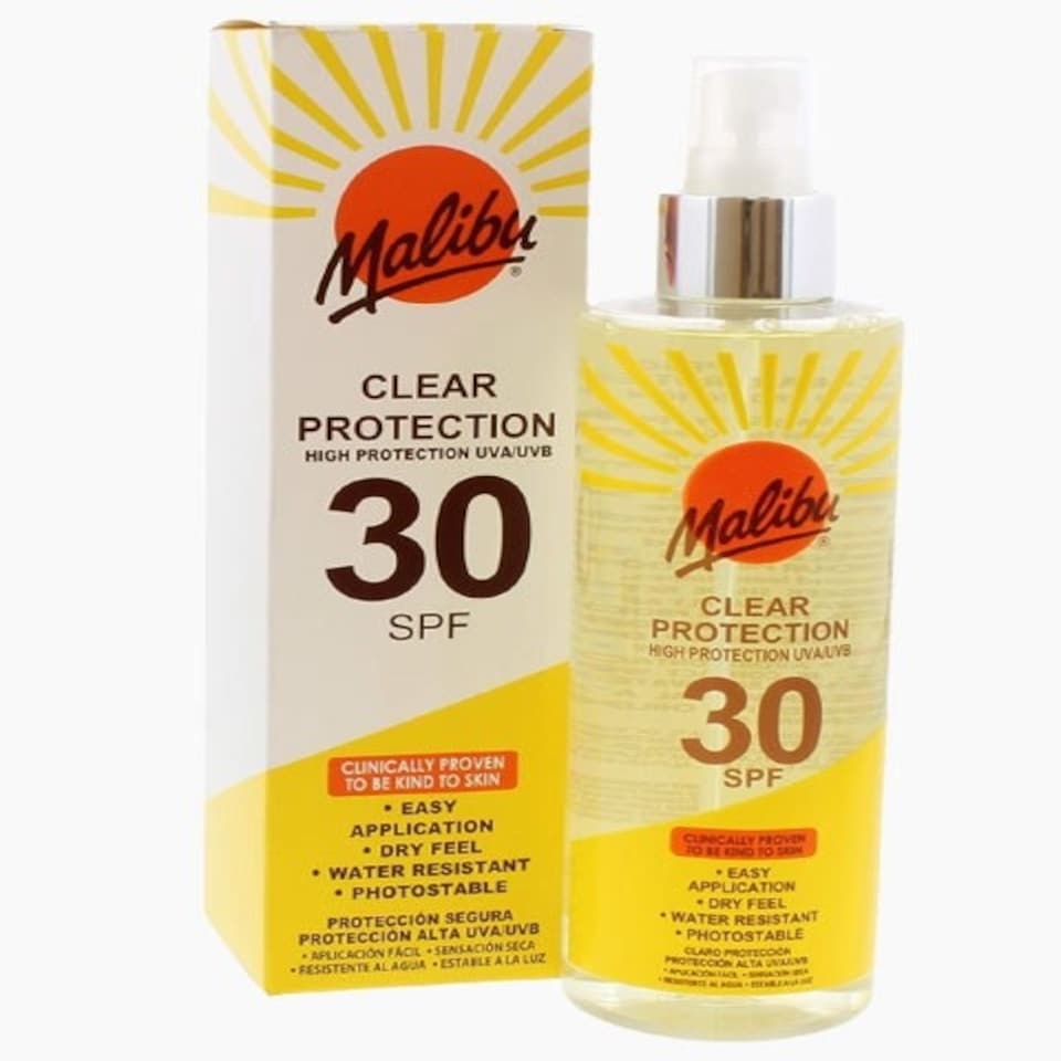 Malibu  Clear Protection Spray SPF30