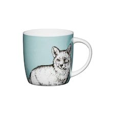 KitchenCraft China Fox Mug Green