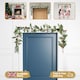 image 3 of 180CM Cedar Garland with Red Berry & Pinecone Wreath for Xmas Home Decor