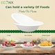 image 4 of ECONX 50Pcs Biodegradable Bagasse Bowls 12oz White Sugarcane Disposable Bowl