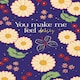 image 1 of You Make Me Feel Daisy - Funny Floral Valentine's Day Card