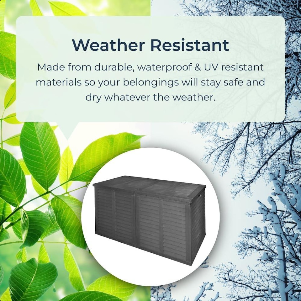 image 1 of Extra Large Outdoor Garden Storage Box 750L