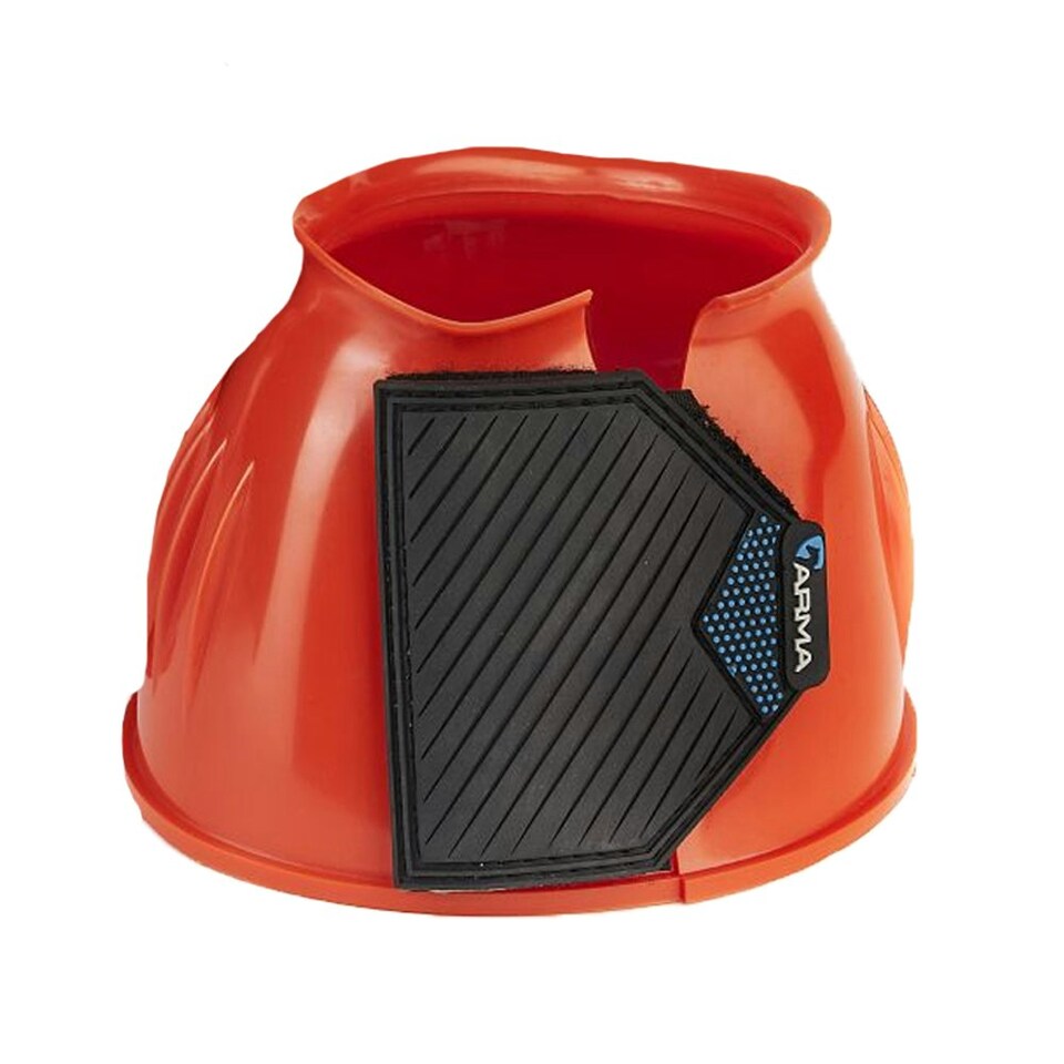 image 1 of ARMA Gloss Horse Overreach Boots - Orange - Pony