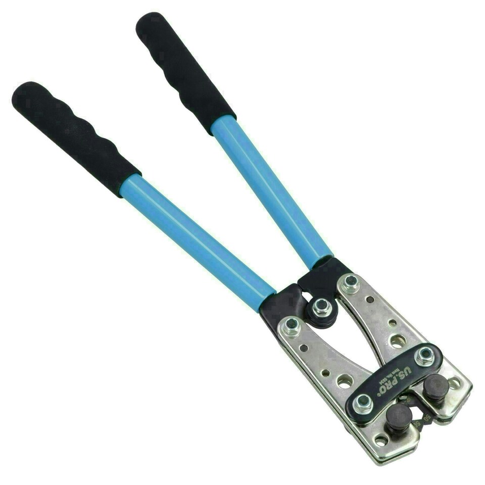 image 1 of Heavy Duty Battery Cable Crimping Tool Wire Lugs Crimper Terminals 6 - 50mm