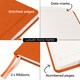 image 6 of Notes London A5 Italian Styled Moretti Notebook Orange