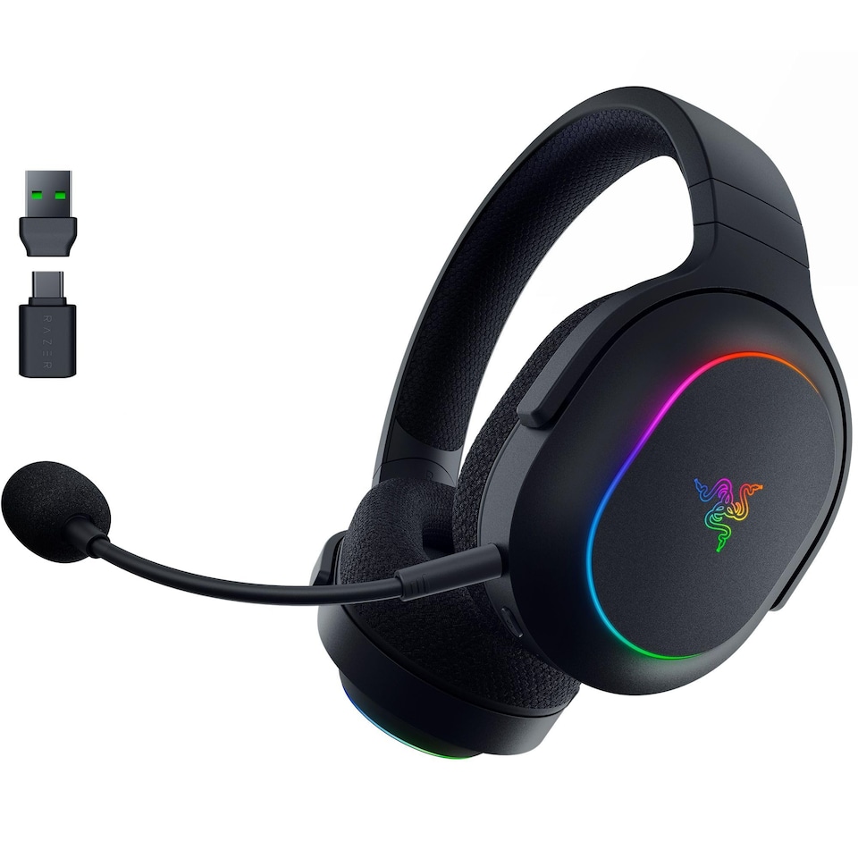 image 1 of Barracuda X Chroma - Wireless Multi-Platform Gaming Headset with 6 Zone Chroma RGB (SmartSwitch Hyperspeed & Bluetooth, 40mm Drivers, Detachable HyperClear Cardioid Mic) Black