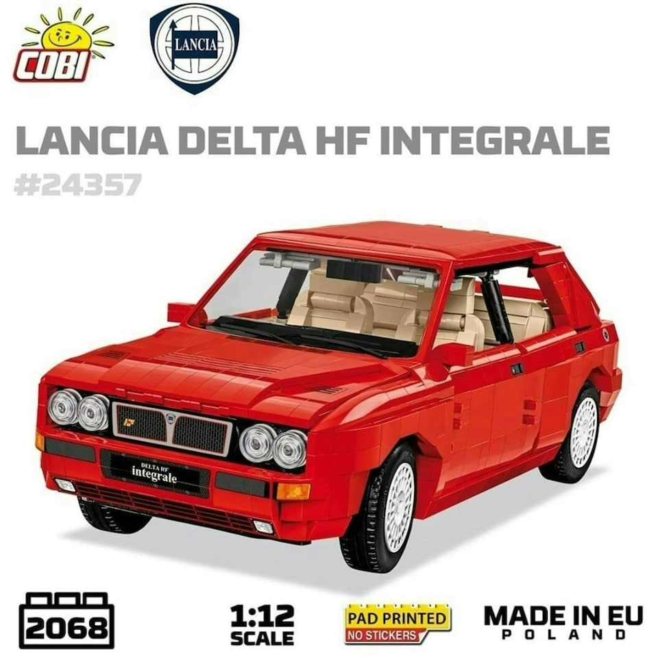 image 1 of COBI Lancia Delta HF Intg. brick model car - COBI 24357 - 2068 bricks