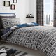 image 2 of Bedlam Football Duvet Cover Set Blue