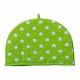 image 1 of Homescapes Tea Cosy Double Design Stars Green Teapot Warmer