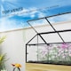 image 4 of Outsunny Raised Garden Bed with Polycarbonate Panel, Natural
