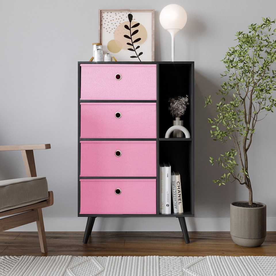strapless open back dress Gloria 3 Drawer Chest of Drawers main image 1