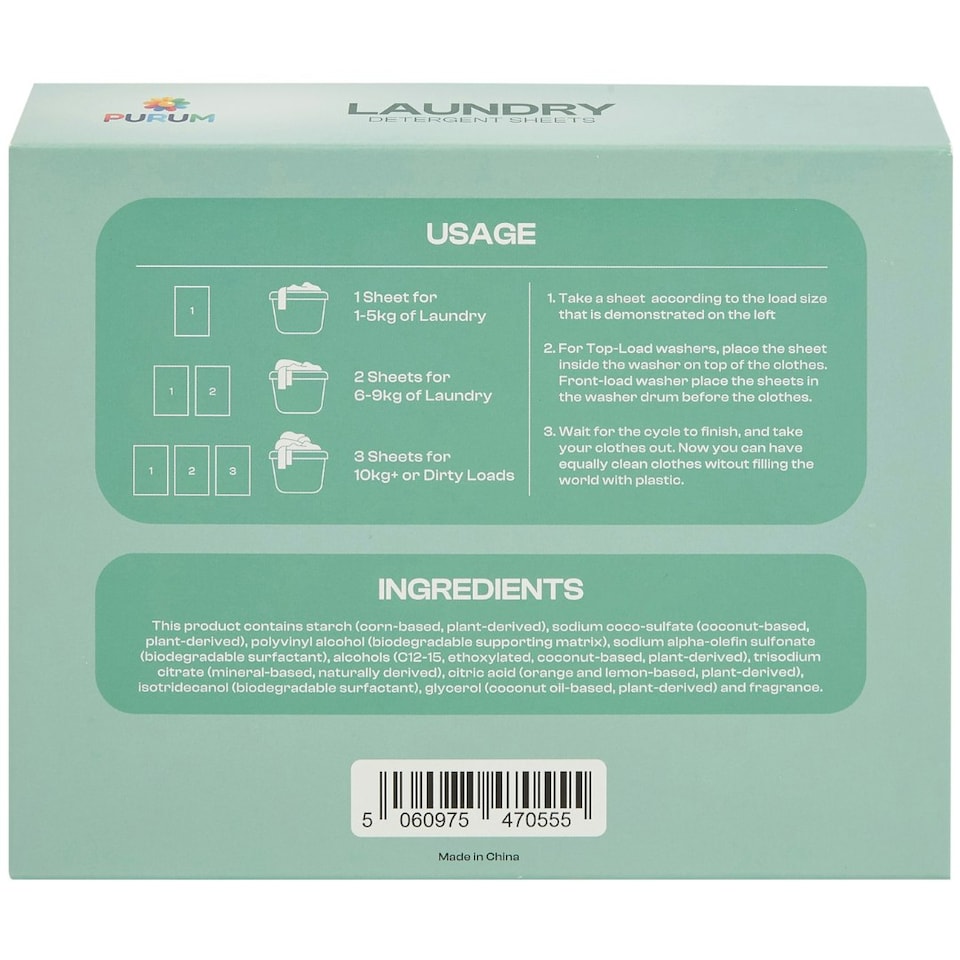 image 1 of Pack of 30 Scented Laundry Detergent Sheets