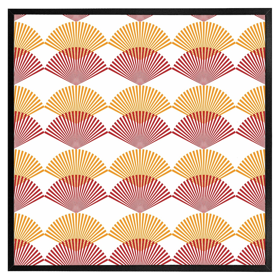 image 1 of Geometric sea shells (Picture Frame) Black | S