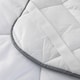 image 6 of 2.5CM Microfibre Soft Touch 1 Inch Mattress Topper White | Super King