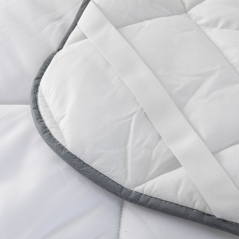 image 1 of 2.5CM Microfibre Soft Touch 1 Inch Mattress Topper White | Super King