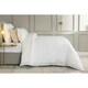 image 1 of Belledorm Savoy Duvet Cover Set - Oyster - Single White | Single