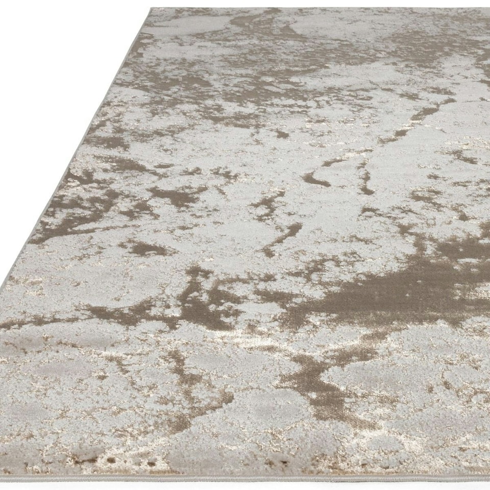 image 1 of Modern Rug, Abstract Anti-Shed Rug for Living Room, & Bedroom, Dining Room Rug with 8mm Thickness-200cm X 290cm Bronze | 200cm X 290cm