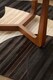 image 3 of Bosie Safira Small Abstract Hair On Leather Rug | Brown