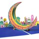 image 3 of Eid Mubarak 3D Pop Up Greeting Card