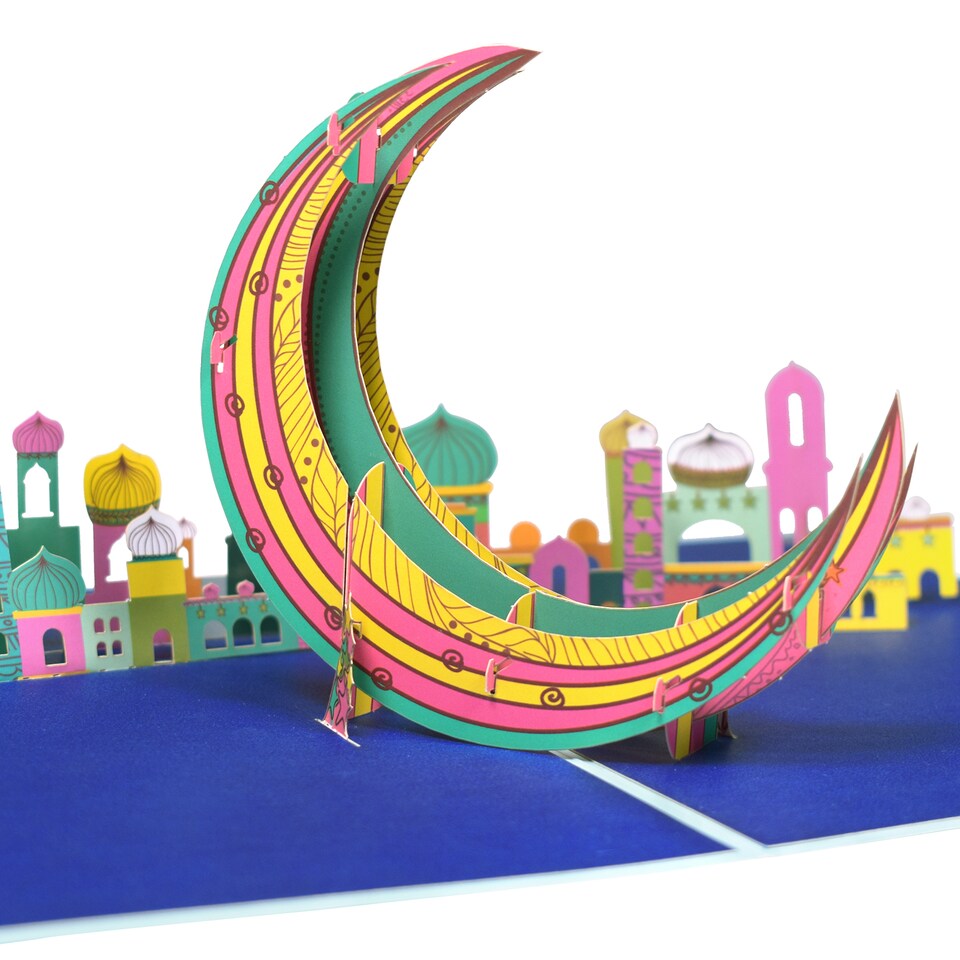 image 1 of Eid Mubarak 3D Pop Up Greeting Card