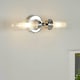 image 1 of Vurton 2 Light Chrome Bathroom Wall Light