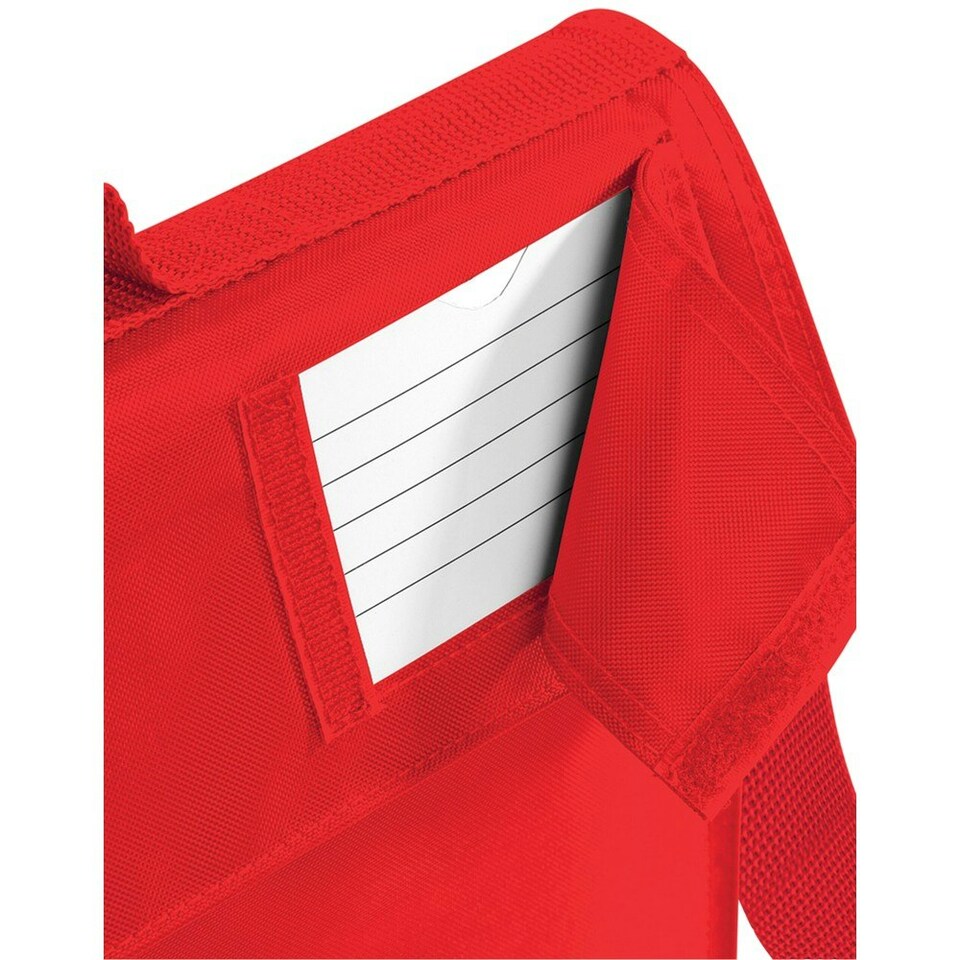 image 1 of Quadra Childrens/Kids Adjustable Strap Book Bag - Bright Red - One Size Red