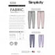 image 1 of Simplicity 8268 Paper Sewing Pattern – Children’s, Men’s, Teenagers’ & Women’s Trousers, Tracksuits & Sportswear, Size A (XS–L / XS–XL), Easy
