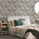 image 1 of Fresco Natural Patterned Wallpaper | Cream | Cream | 10m Length x 52cm Width
