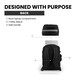 image 5 of CabinZero Classic Tech Backpack 36L, Carry-on with Padded Laptop Sleeve