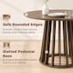 image 4 of HOMCOM Modern Dining Table for 4-6 People 120 cm Light Walnut