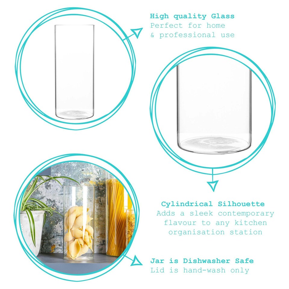 image 1 of Argon Tableware Scandi Storage Jar - 1.5 Litre