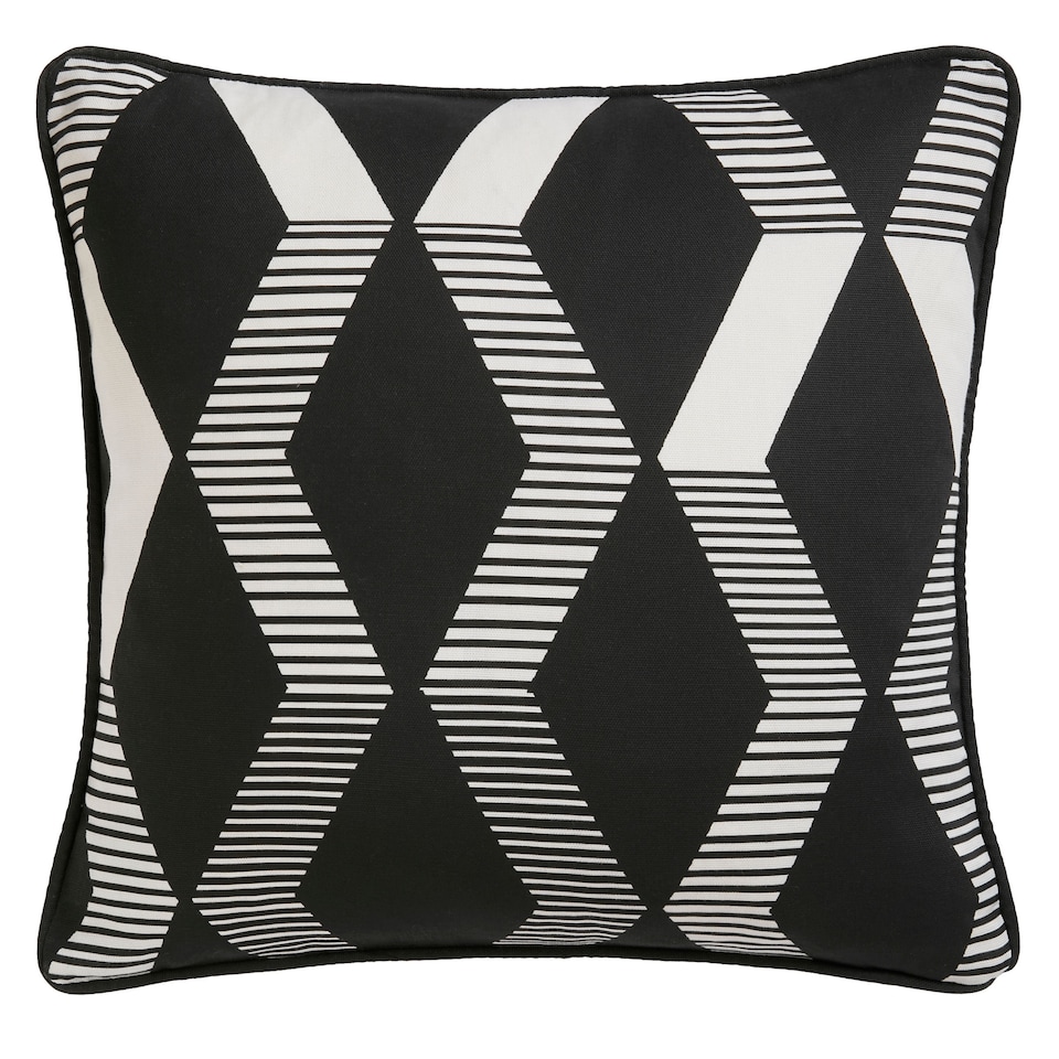 image 1 of Fusion Rico Cushion Cover Black