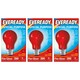 image 2 of Eveready B22 GLS 40W 1950k Fireglow Red Light Bulb  - Pack of 3