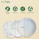 image 7 of ECONX 50Pcs Biodegradable Bagasse Bowls 12oz White Sugarcane Disposable Bowl