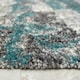 image 4 of KUKOON Light Blue Mottled Shaggy Living Room Area Rug 80cm x 150cm Blue