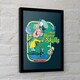 image 2 of Disney Storybook Time (Mad Hatter Skils) Framed 30x40cm Print