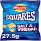 image 1 of Walkers Squares Salt & Vinegar Snacks Crisps 27.5g (Case of 32)