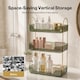 image 5 of ilus Makeup Organiser Modern Minimalist 3-Tier Cosmetic Storage Rack Beauty | Green | Green