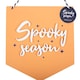 image 3 of Something Different Spooky Season Hanging Plaque - Orange - One Size