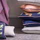 image 4 of Ulster Weavers Hillsborough Floral Cushion Cover LS Pink