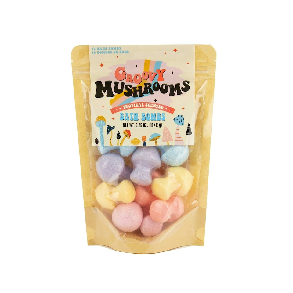 image 1 of Gift Republic Mini Bath Bombs Mushrooms