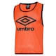 image 1 of Umbro Unisex Adult Training Bib - Fluorescent Orange/Black - S-M